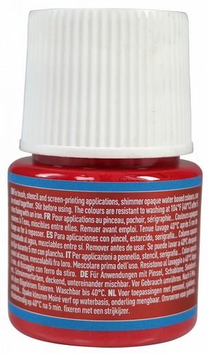 Image du produit Pebeo Setacolor opaque (Rouge sang chatoyant, 45 ml)