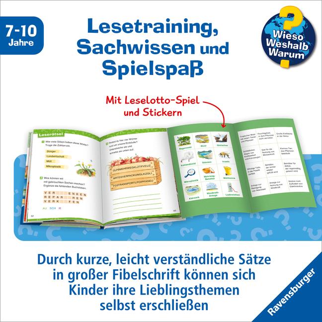 Actual product image Ravensburger Wieso? Weshalb? Warum? Erstleser, Band 13: Umweltschutz (German, Carola of Boiler, Svetlana Kilian, 2024)