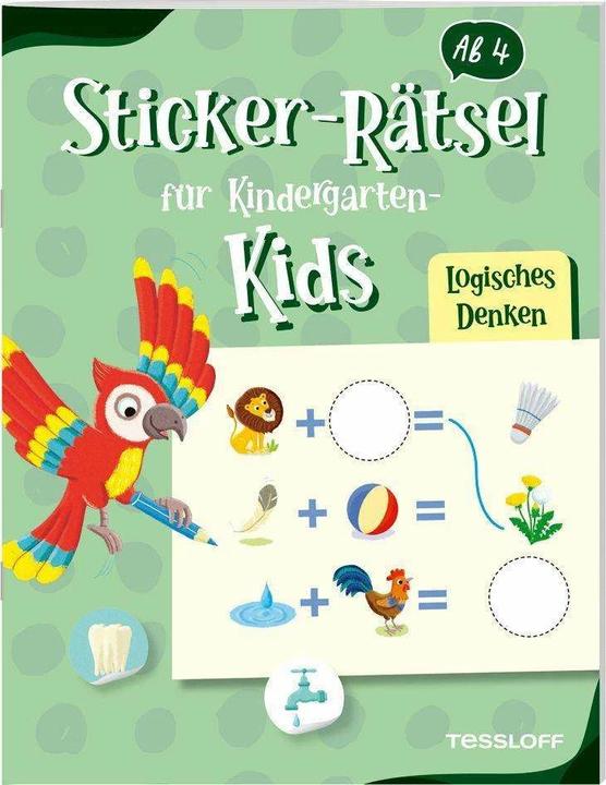Produktbild Tessloff Sticker-Rätsel für Kindergarten-Kids. Logisches Denken