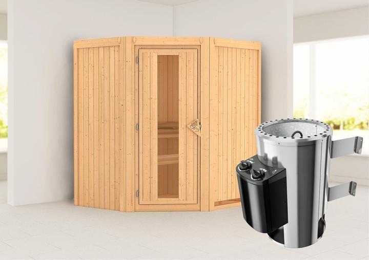 Produktbild Karibu Tonja ohne Dachkranz (Plug & Play 3,6 KW interne Steuerung)