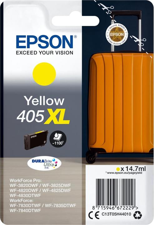 Actual product image Epson Ink cartridge 405XL (Y)