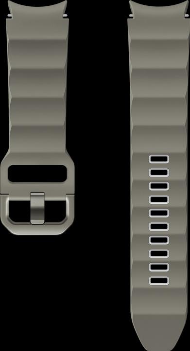 Actual product image Samsung Rugged Sport Band 20mm M/L - grey (20 mm, Fluoroelastomer)