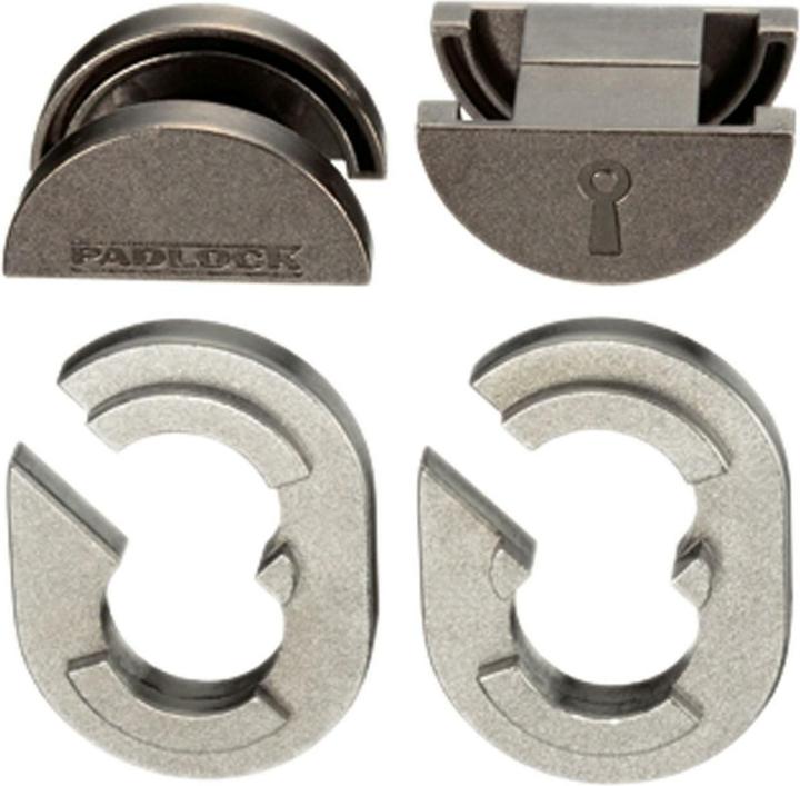 Actual product image Huzzle Cast Puzzle - Padlock***** (French)