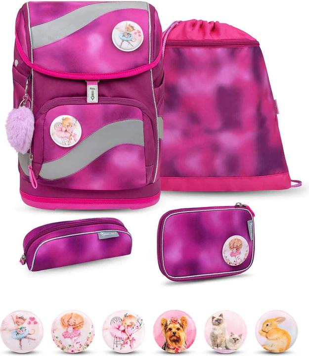 Produktbild Belmil SMARTY Schulrucksack 5-teiliges-Set Shiny (20 l)