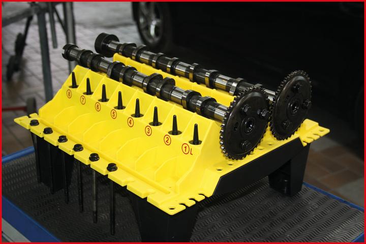 Actual product image KS Tools Parts storage for cylinder head components