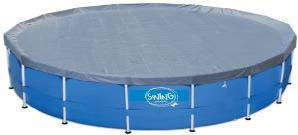 Actual product image Poolomio Tarpaulins for metal frame pools Ø 427 cm