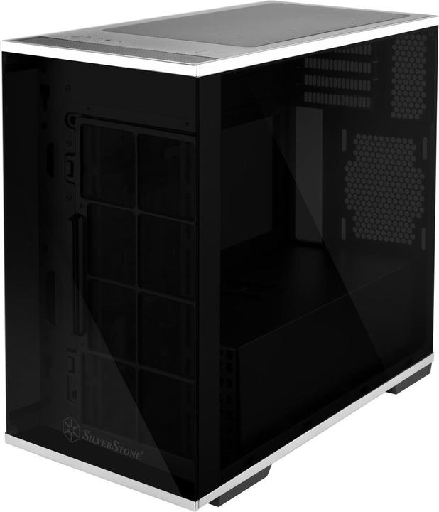 Actual product image Silverstone SST-LD01B Lucid Mini Tower Micro ATX Computer Case, Silent High Airflow Performance, 3x (mATX)