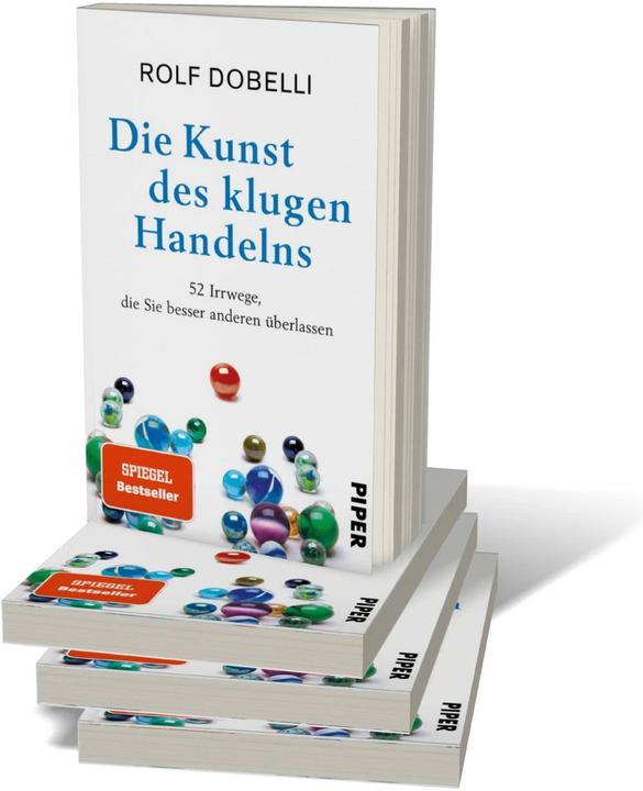 Actual product image Die Kunst des klugen Handelns (German, Rolf Dobelli, El Bocho, 2024)