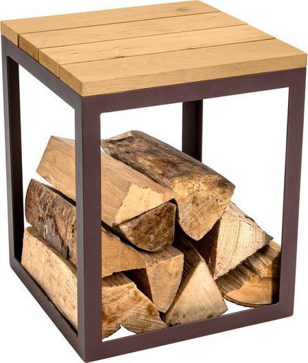 Actual product image Nouvel Outdoor - Stool "Timber", 38 x 38 x 46 cm (38 cm)