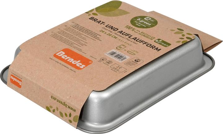 Actual product image Berndes Casserole dish Alu Recycled Induction 24 x 20cm, Square, Silver