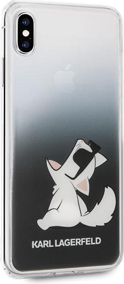 Produktbild Karl Lagerfeld Hard Cover Choupette Fun Glasses Black für Apple iPhone XS Max (Apple iPhone XS Max)