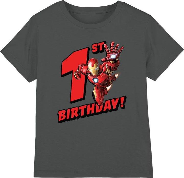 Produktbild Iron Man TShirt 1. Geburtstag (140)