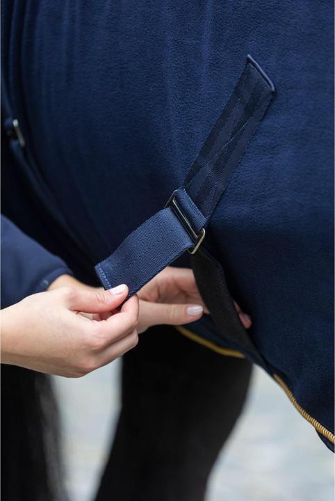 Actual product image Kerbl Fleece blanket RugBe Royal dark navy, 145cm (195 cm)