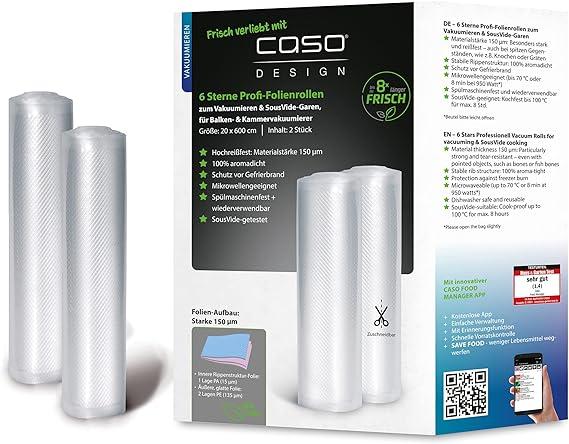 Produktbild Caso 6 Stars Professional Vacuum Rolls 1247 2 pcs (2 x)