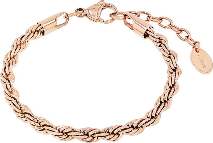 S.Oliver Armschmuck für Damen, Edelstahl (20 cm, Edelstahl)