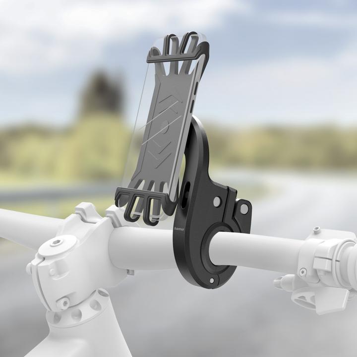 Immagine prodotto Hama Handyhalterung für E-Bike, schnelle Anbringung, Silikon, drehbar, universal
