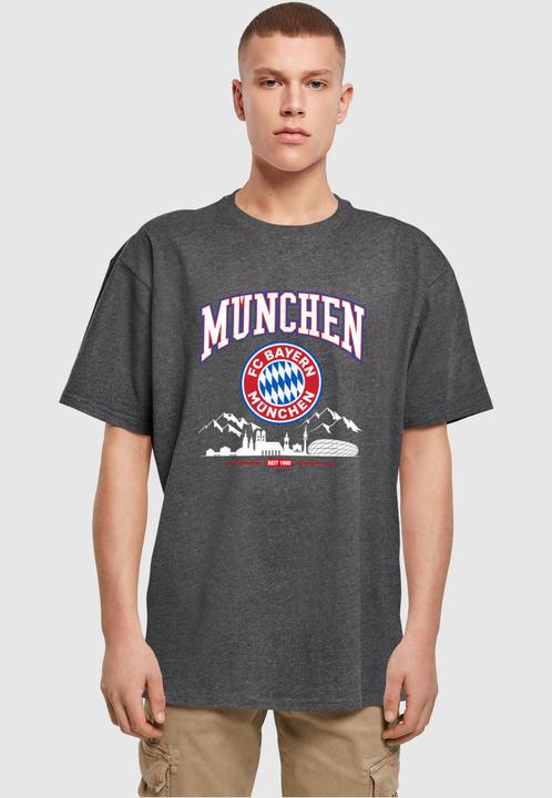 Immagine prodotto FC Bayern München Maglietta oversize pesante FC Bayern Skyline for grey - 115313 (XL)