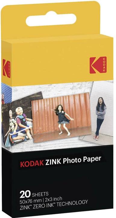 Kodak Instant film 2x3 - pak van 20 (Mintgroen, M230, Printomatic, snap, Mini 2, Snap Touch)