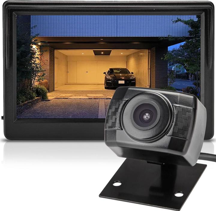 Immagine prodotto Casativo Telecamera di retromarcia wireless, HD, sensore AHD, monitor da 5", visione notturna