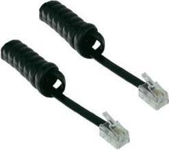 Produktbild Konnix Câble RJ9 spirale noir extensible 2m
