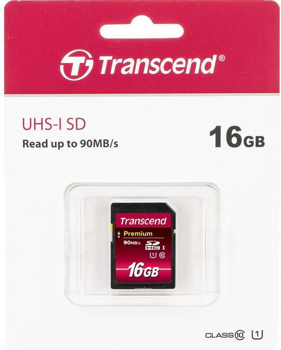 Produktbild Transcend Premium 400x (16 GB, SDHC, U1, UHS-I)