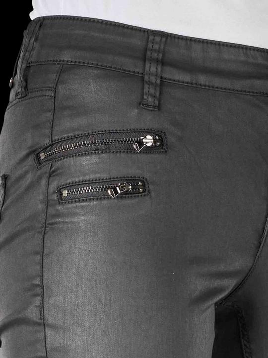 Actual product image MAC Jeans Zip Skinny Jeans Coated Black (W32/L30)
