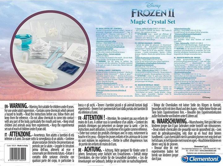 Valeurs nutritives et ingrédients Clementoni Cristaux magiques, congelés 2