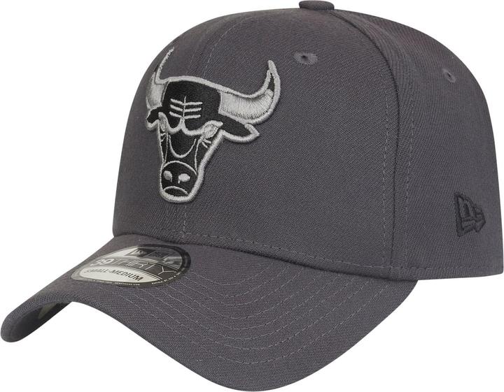 Actual product image New Era 39Thirty Stretch Cap - Chicago Bulls graphite (S/M)