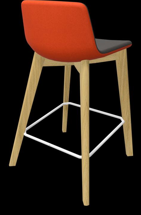 Dark grey, White, Bright red, Ash natural light grey stained