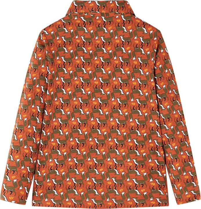 Actual product image VidaXL Children's shirt rust brown 92,Material: 100 % cotton,Colour (92)