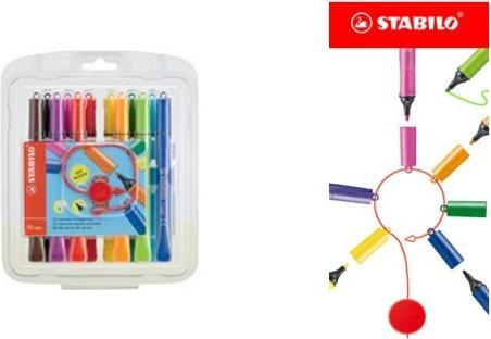 Immagine prodotto STABILO Pennarello Cappi con cappuccio ad anello (Ordinati, 12 x)