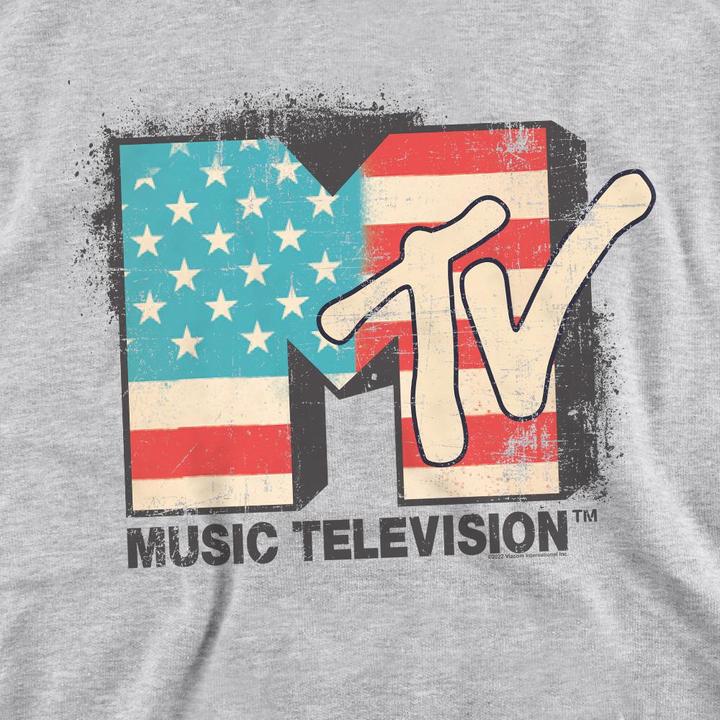 Actual product image MTV Unisex Adult American Logo Sweatshirt (L)