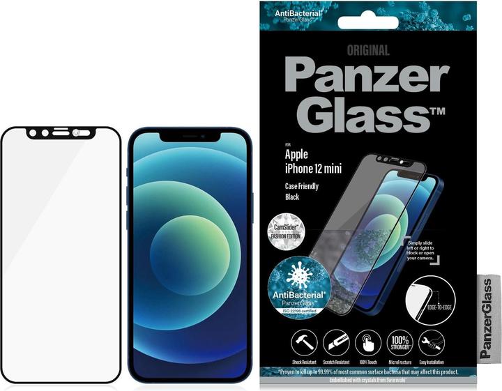 Produktbild PanzerGlass Case Friendly Swarovski (1 Stück, Apple iPhone 12 mini)