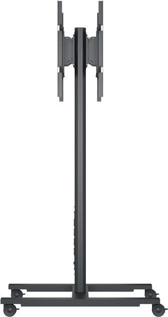 Actual product image Multibrackets TV stand up to 80", aluminum, black/5983 (80", 80 kg)