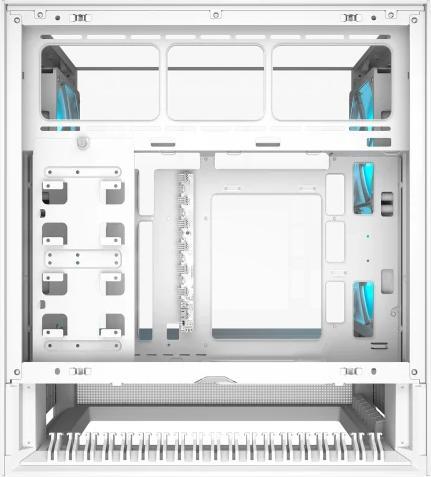 Produktbild Cougar Gehäuse Midi-Tower OmnyX, ARGB, Weiss (mATX, Mini-ITX, ATX)