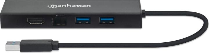 Actual product image Manhattan USB 3.0 auf VGA/HDMI (USB-A, 5 Ports)