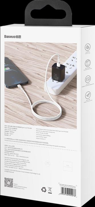 Actual product image Baseus USB C – Lightning (2 m, USB 2.0, 20 W)