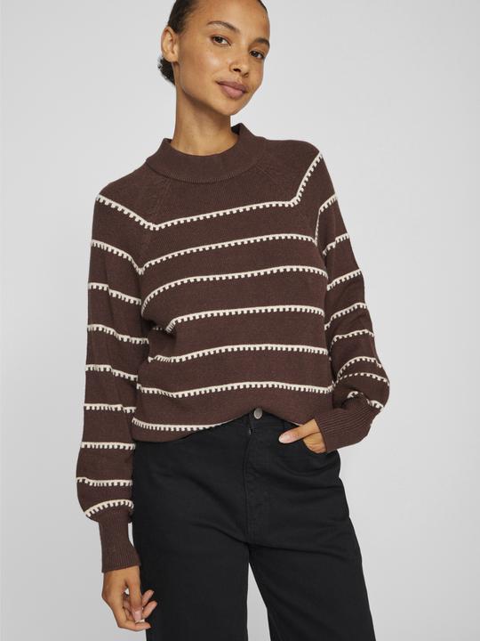 Produktbild Vila Gestreifter Strickpullover (S)