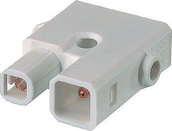 Produktbild 93.016.0053.0 Anschluss ST16/steckbar 2 BS ws (24 mm)
