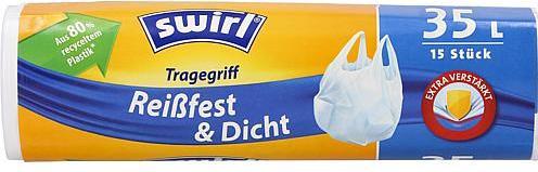 Swirl Draagbeugel afvalzak scheur & sluit 35l 15st. (15 x, 35 l)