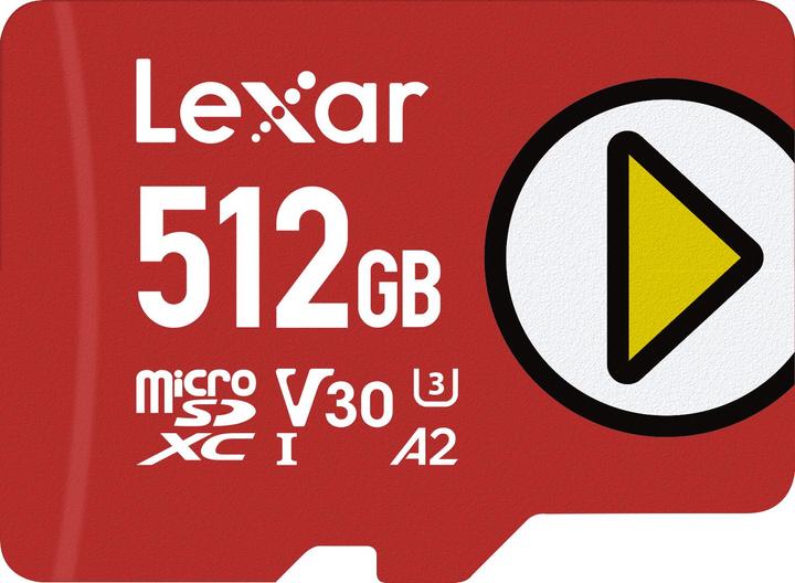 Image du produit Lexar Play (512 Go, microSDXC, U3, UHS-I)
