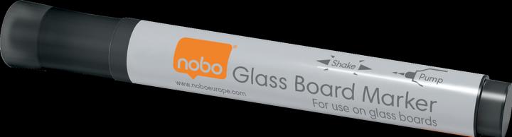 Actual product image Nobo Glass board marker (Black, 3 mm, 4 x)