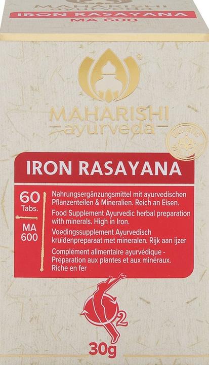 Immagine prodotto Maharishi Ayurveda Eisen Rasayana (60 Pezzo/i, Pillole, 30 g)