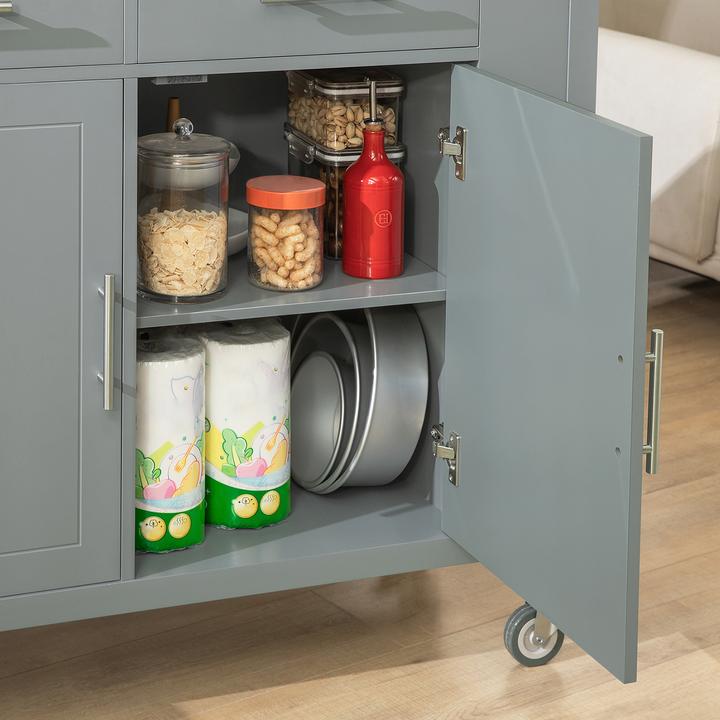 Image du produit SoBuy Chariot de cuisine FKW108-HG, Gris