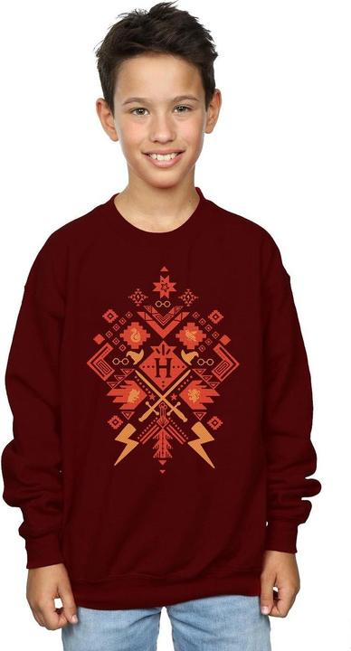 Actual product image Boys Christmas Fair Isle Sweatshirt (140, 146)