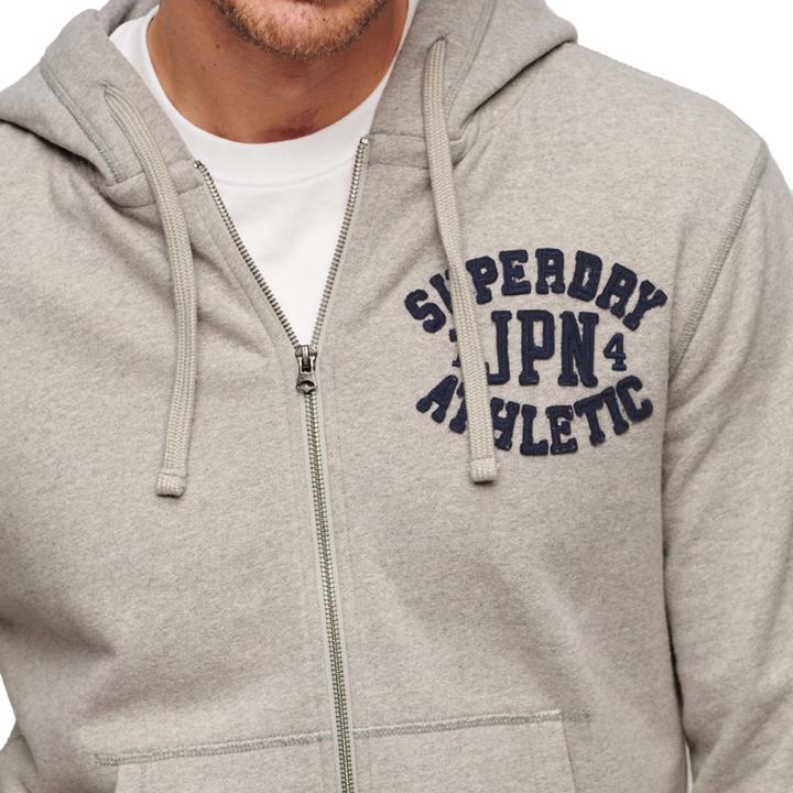 Actual product image Superdry Sweat jacket Casual Comfortable fit Vintage Athletic Zip Hoodie (M)