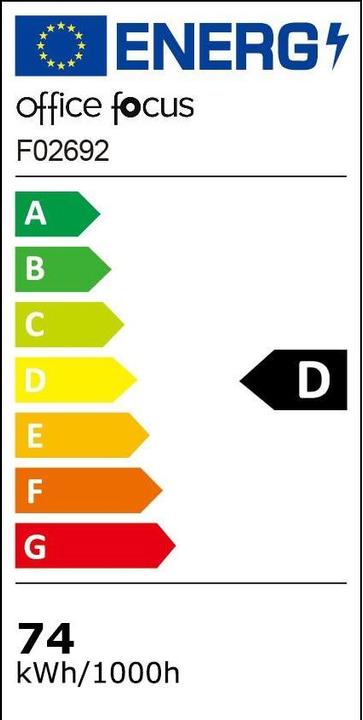 Energie-Label Office Bürostehleuchte (8800 lm)