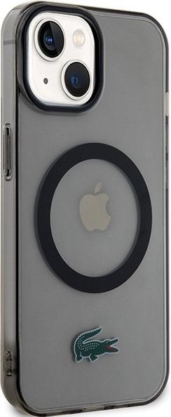 Produktbild Lacoste LCHMP15SULOK iPhone 15 6.1" czarny/black hardcase Transparent MagSafe (Apple iPhone 15)
