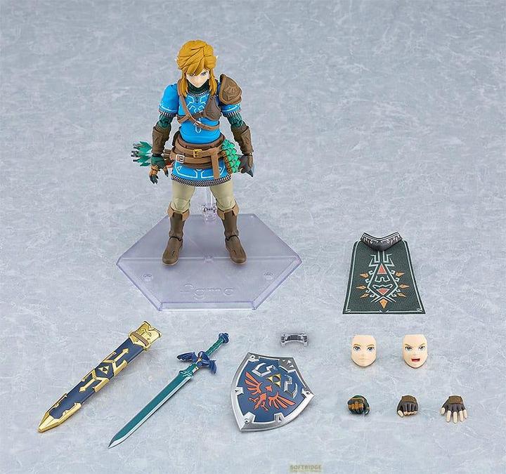 Actual product image Good Smile Company The Legend of Zelda Tears of the Kingdom Figma Action Figure Link Tears of the Kingdom Ver. 15 cm