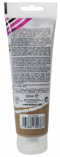Image du produit Pebeo Decocrème Peinture acrylique mate (Retour, 120 ml)